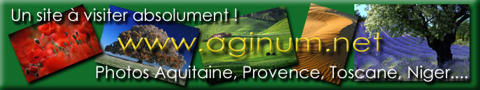 Paysages du Lot-et-Garonne, de Provence, de Toscane, portraits de touaregs du Niger